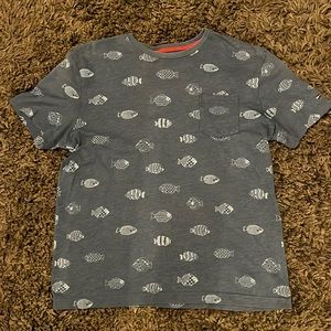 Tommy Hilfiger T Shirt Blue with Fish